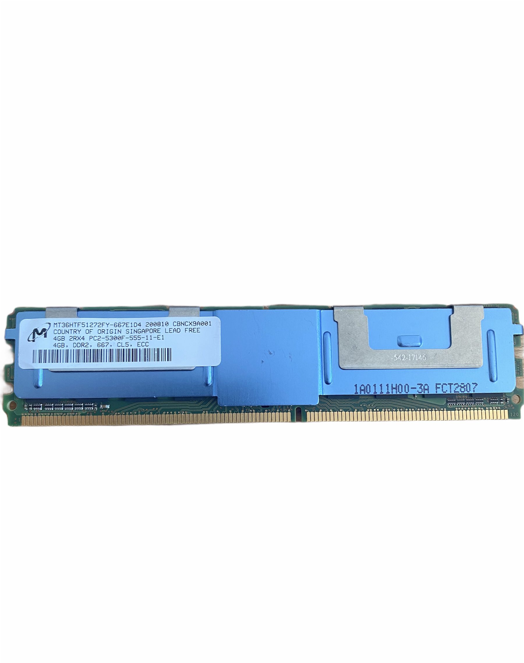 MICRON RAM 4 GB DDR2 667 MHz 5300F FB ECC MT36HTF51272FY-667E1D4