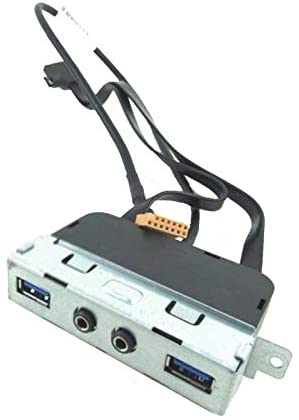 Pannello frontale interno per pc con 2 porte USB 3.0 e 2 jack audio, accessorio informatico Messoanuovo.it