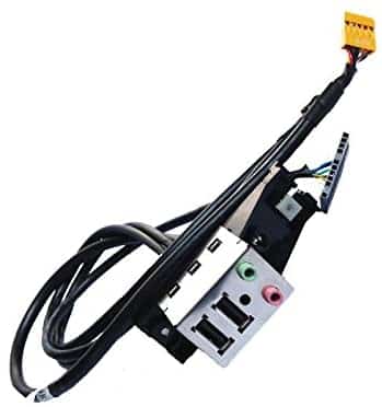 Fujitsu UQ001511A09R-R - Pannello Frontale Esprimo P2560 P3520 P3521 2X USB Audio in/out