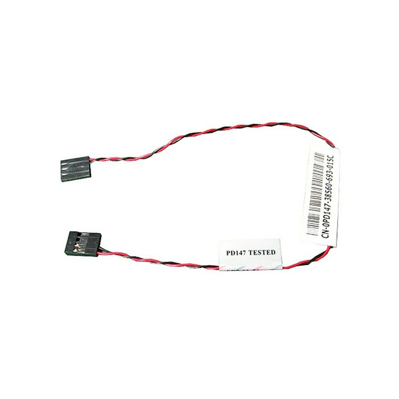 Cavo PC ricondizionato con due connettori e fili intrecciati, accessorio hardware Messoanuovo.it
