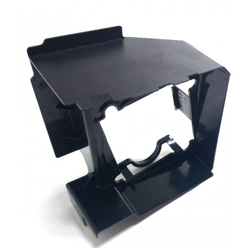 Supporto nero in plastica per stampante laser, accessorio ricambio Messoanuovo.it