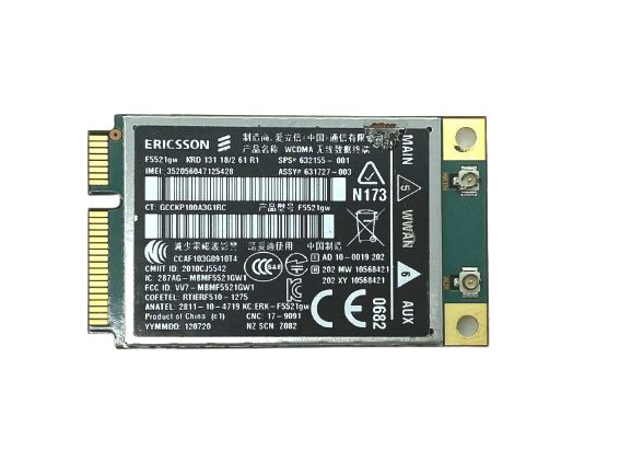 Lenovo THINKPAD F5521gw Ericsson 60Y3279 Wifi / WLAN Mappa / Mini-Pci Mappa