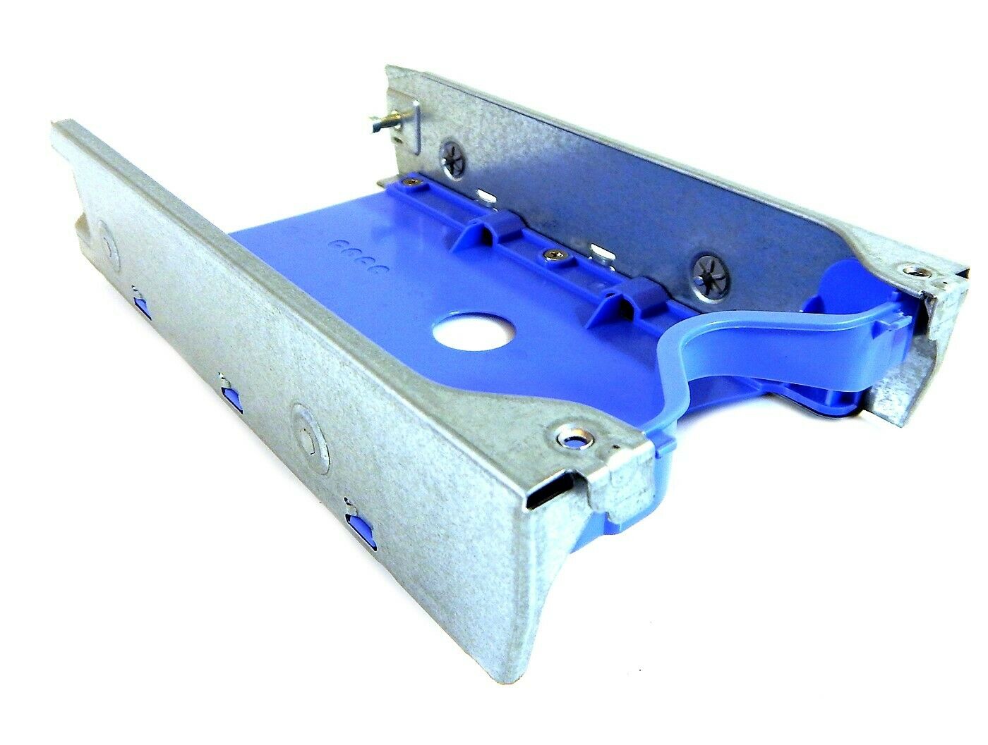 Supporto in metallo e plastica blu per hard disk, ricambio PC su Messoanuovo.it