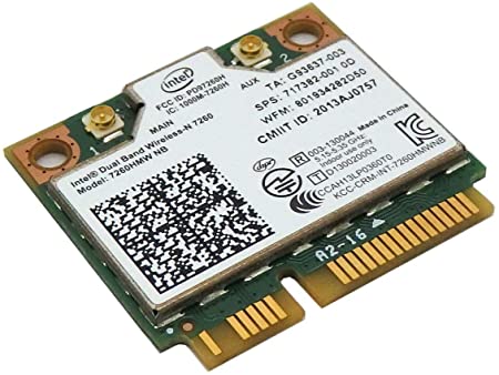 717381-001 HP Intel N 7260 7260HMW AN 802.11a/g/n Wifi + Bluetooth 4.0 PCIE Card