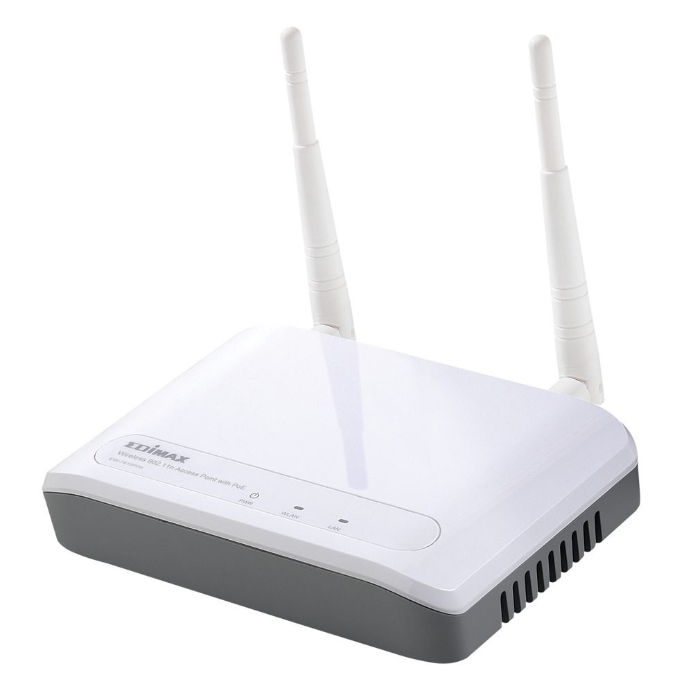 Modem router WiFi bianco con due antenne, ideale per pc gaming e ufficio su Messoanuovo.it