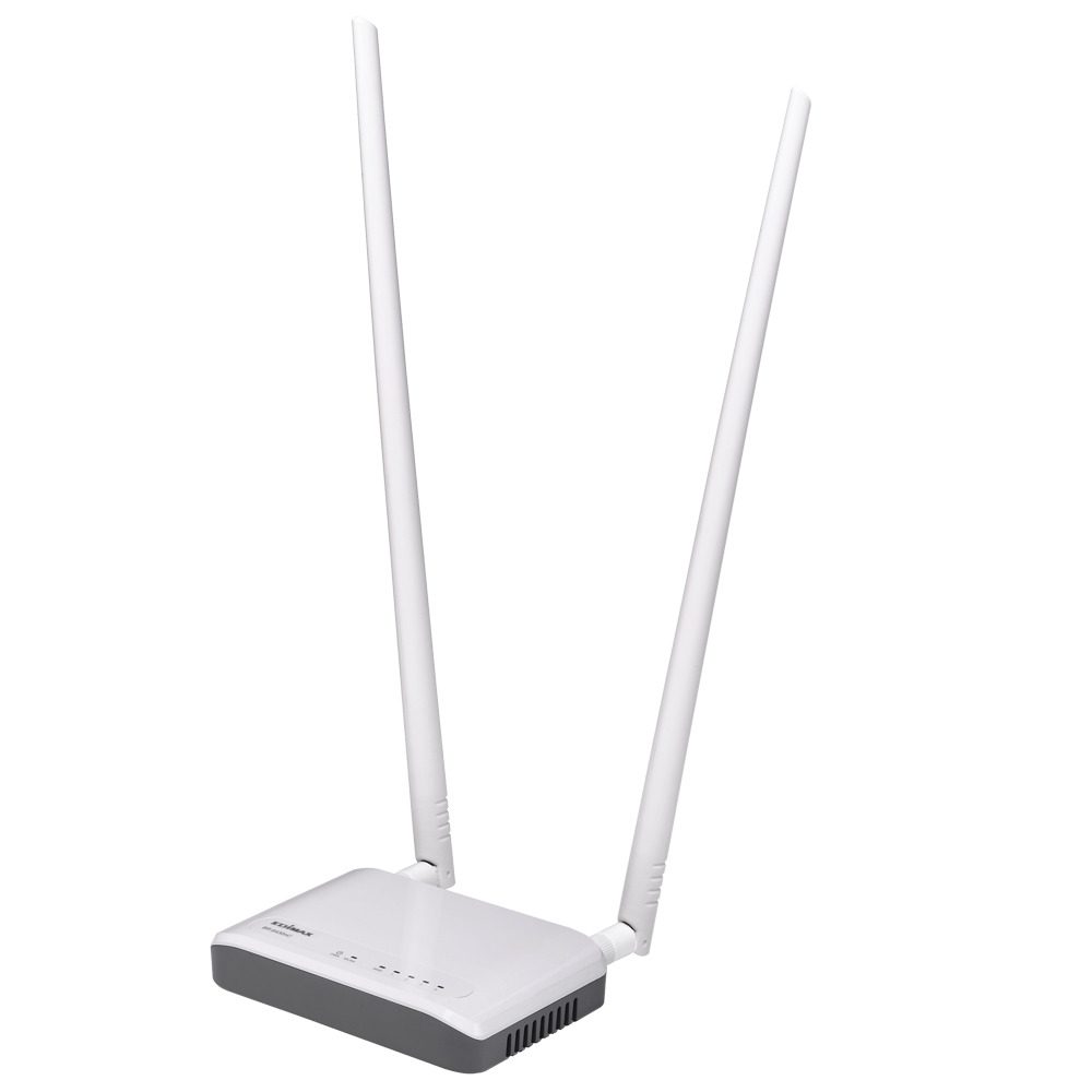Router wireless bianco con due antenne, ideale per connessione internet su Messoanuovo.it