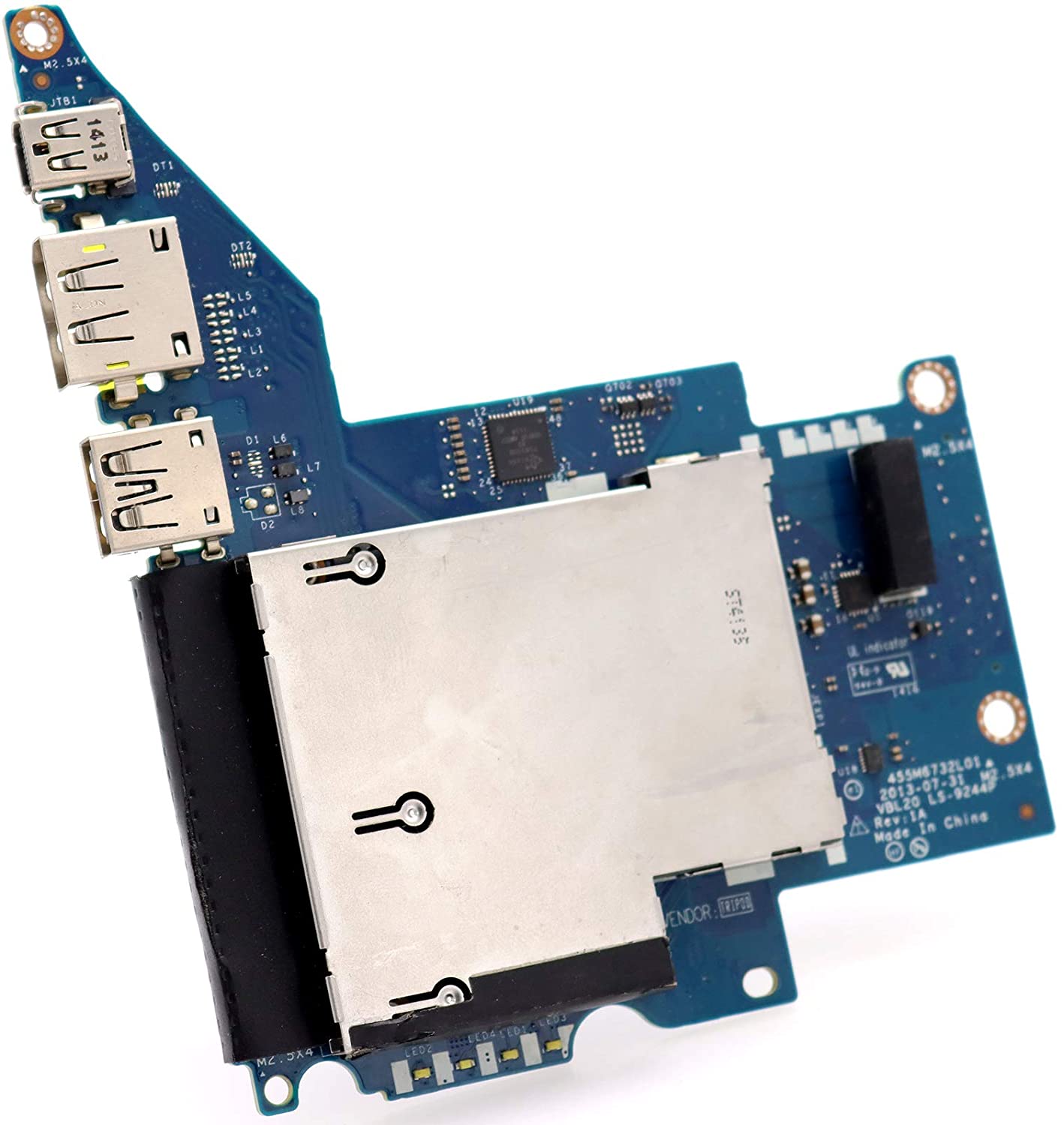 Scheda madre di un computer con porte USB, ricambio elettronico per PC su Messoanuovo.it