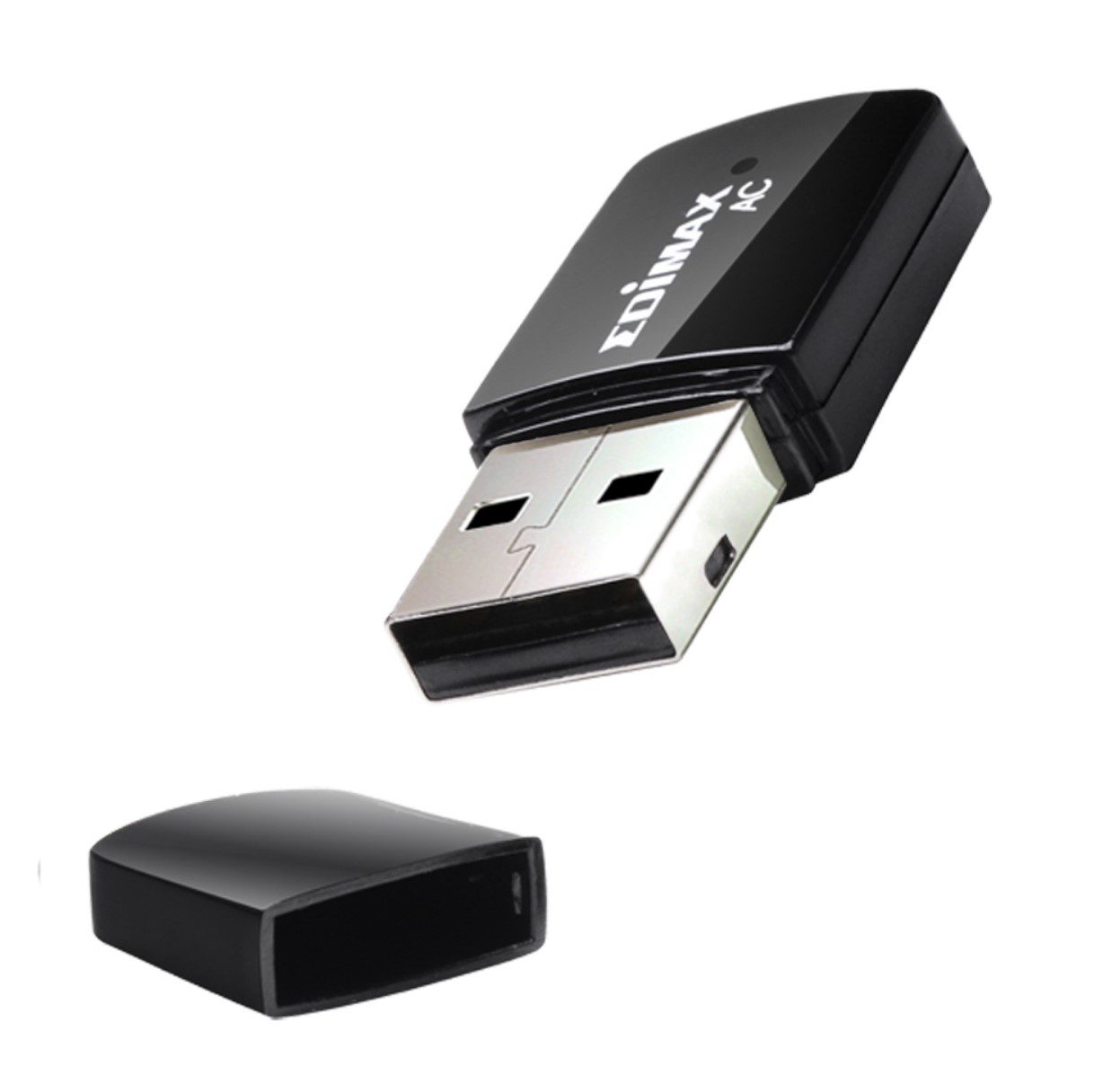 Adattatore USB WiFi Edimax nero, accessorio per pc e notebook ricondizionati Messoanuovo.it