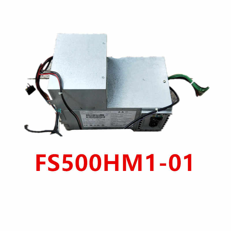 Alimentatore FS500HM1-01 per PC desktop usato, cavi e connettori visibili, messoanuovo.it