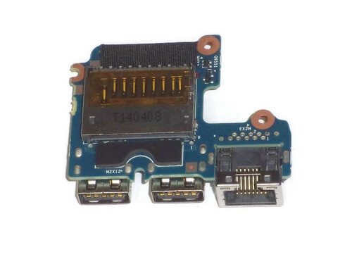 Scheda elettronica porta USB e LAN per notebook, componente ricondizionato Messoanuovo.it