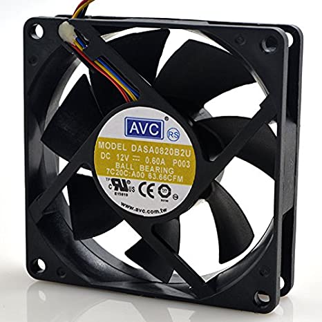 Ventola raffreddamento PC AVC nera, componente hardware ricondizionato, su Messoanuovo.it