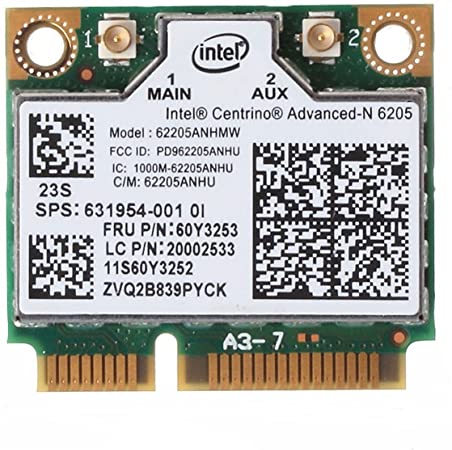 Scheda Wi-Fi Intel Centrino Advanced-N 6205 per notebook, ricambio usato su Messoanuovo.it