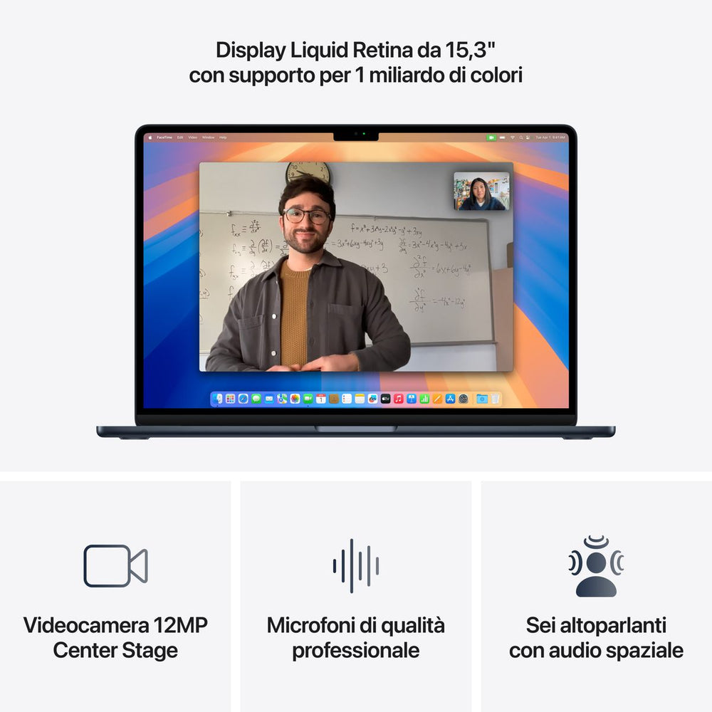APPLE 15 MACBOOK AIR M4 16GB, 512GB SSD - MIDNIGHT