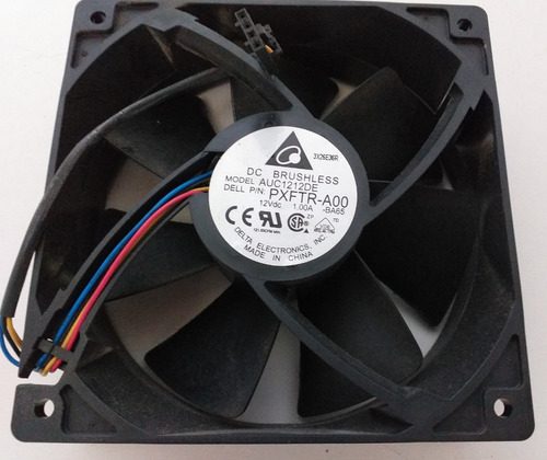 Ventola DC brushless per PC, modello AVC DAU1212DE, ricambio per workstation o PC gaming