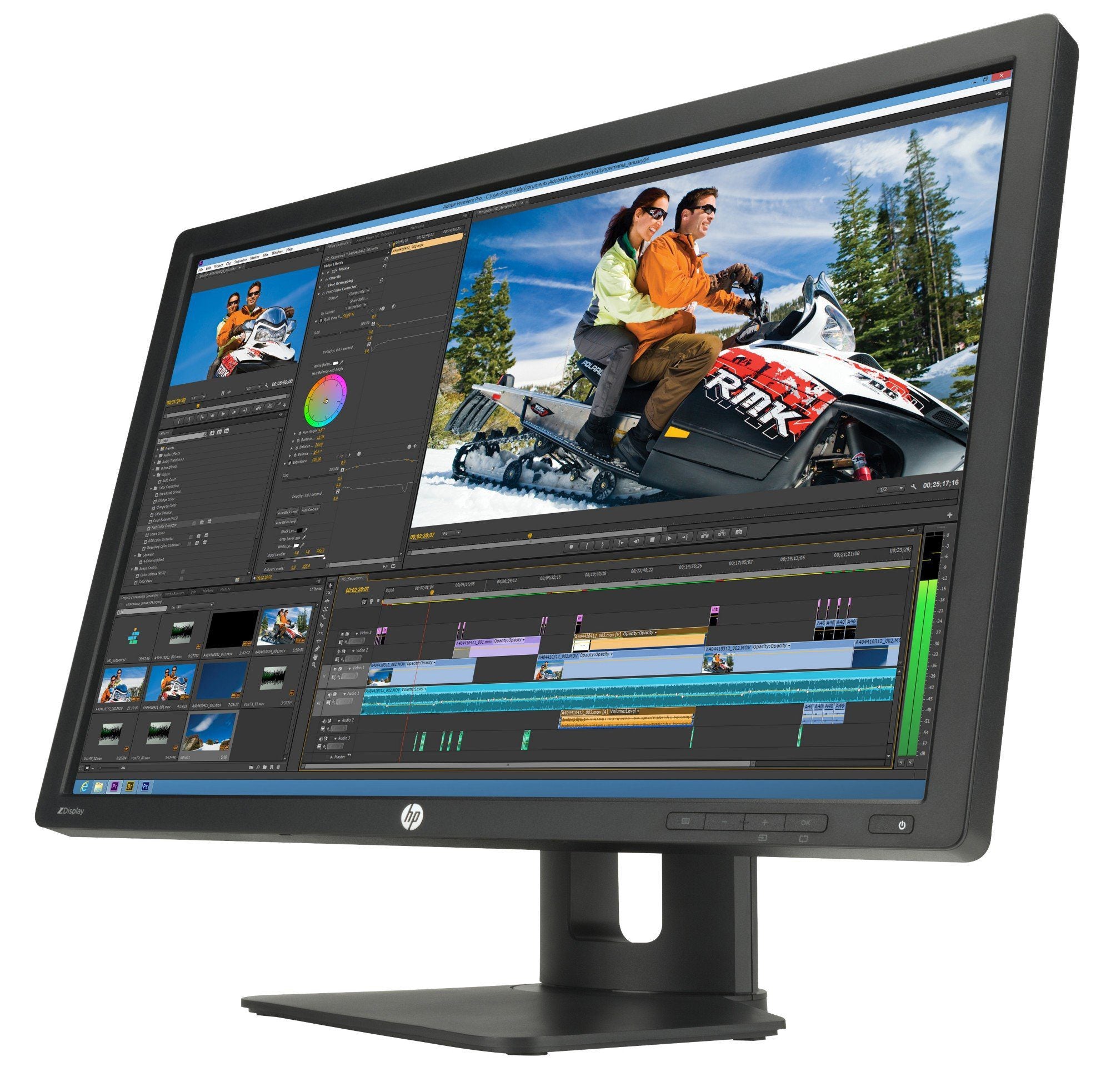 Monitor HP professionale per editing video, ideale per workstation Pc ricondizionati Messoanuovo.it