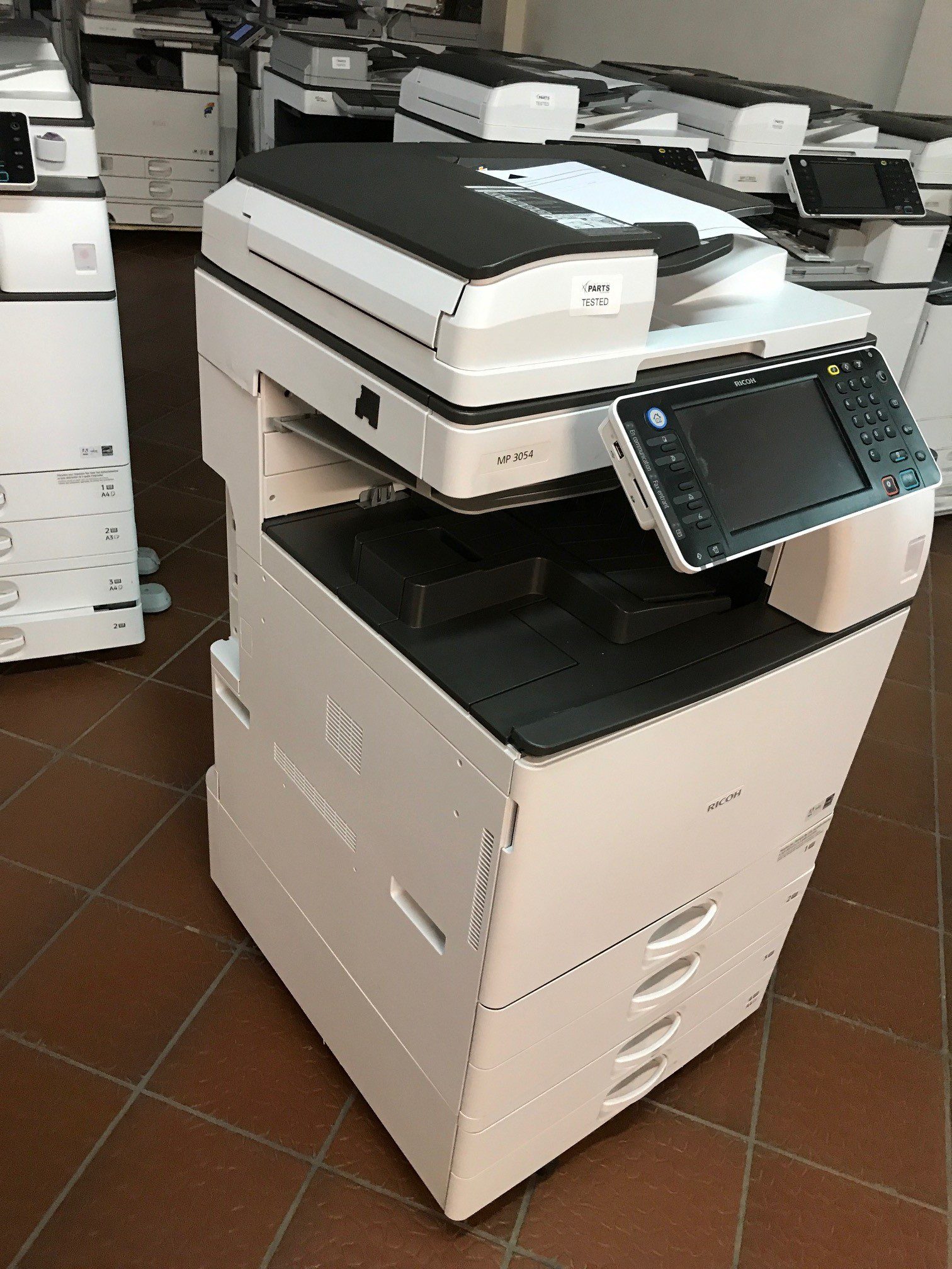 RICOH AFICIO MP 3054 MULTIFUNZIONE BIANCO E NERO A3 GARANZIA 12 MESI