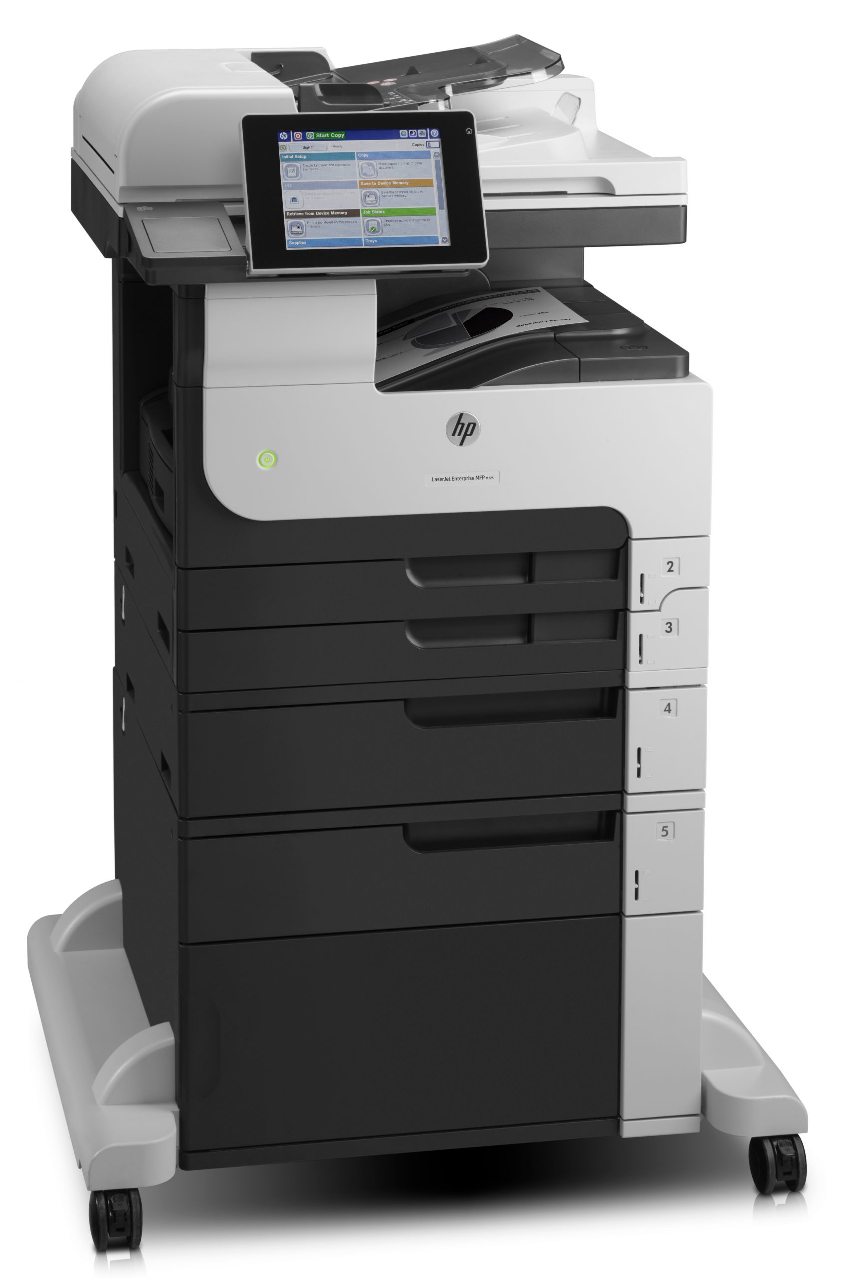 Stampante multifunzione laser HP con pannello touchscreen, ideale per ufficio su Messoanuovo.it