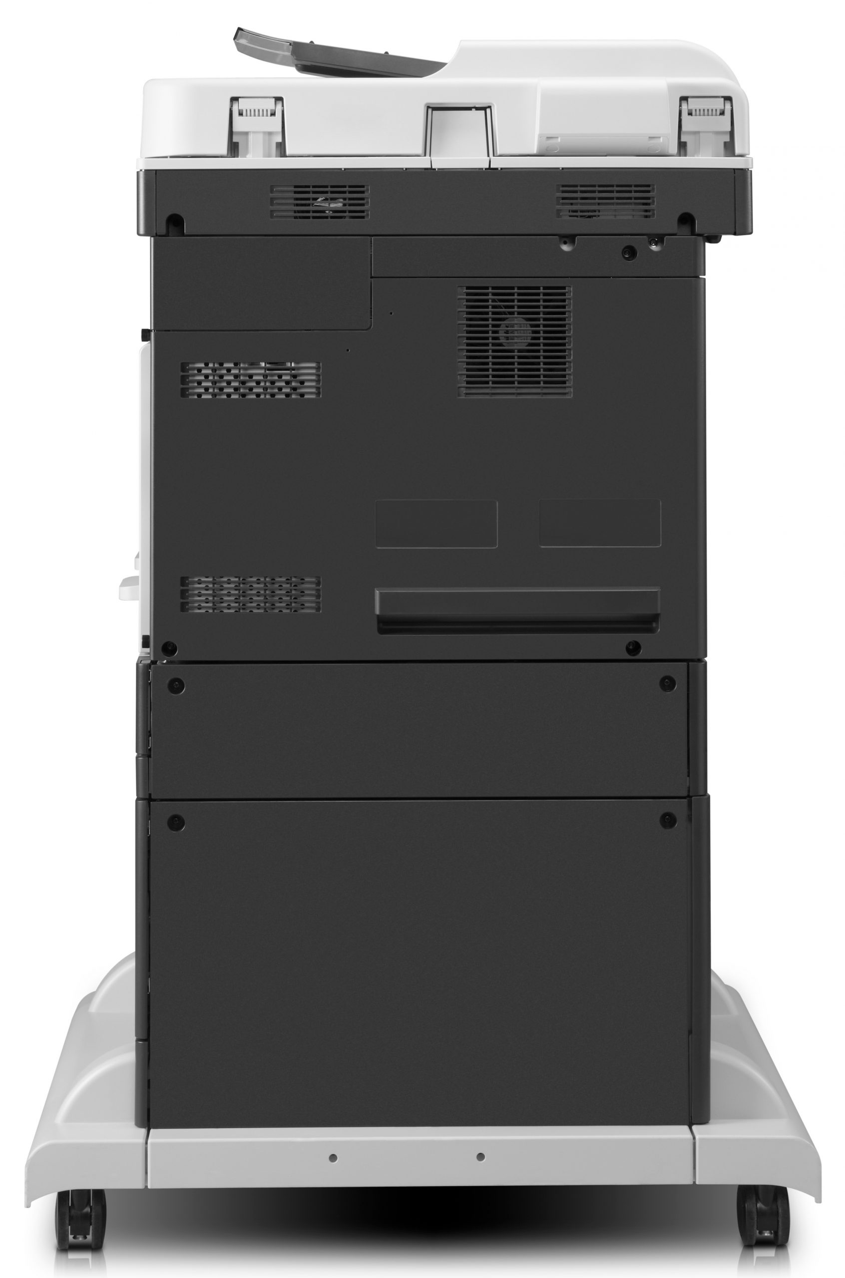 Stampante multifunzione laser professionale su ruote vista laterale, Messoanuovo.it