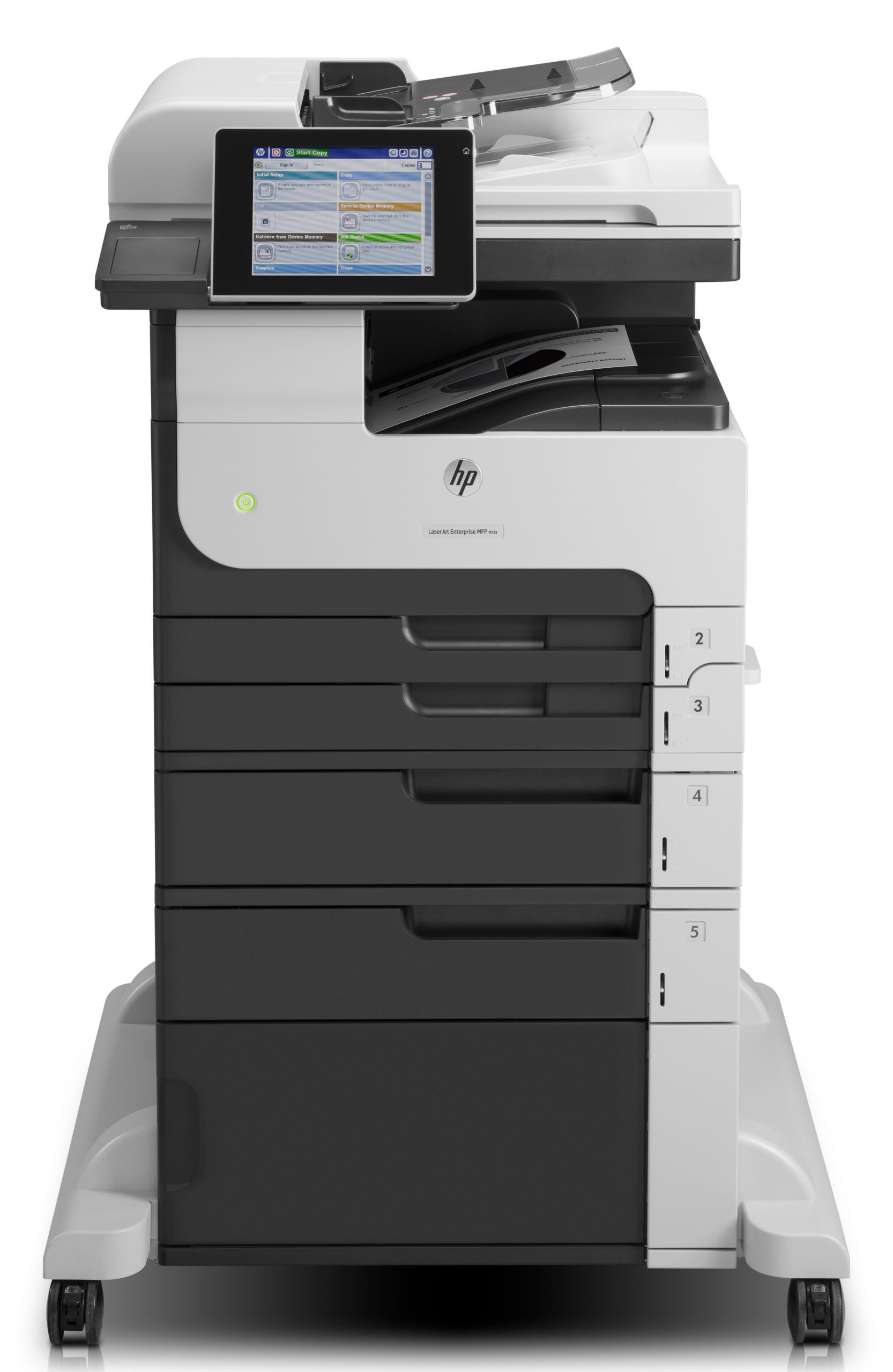 Stampante multifunzione laser HP con touchscreen, ideale per ufficio su Messoanuovo.it