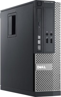 PC desktop ricondizionato Dell OptiPlex, tower nero e argento, su Messoanuovo.it