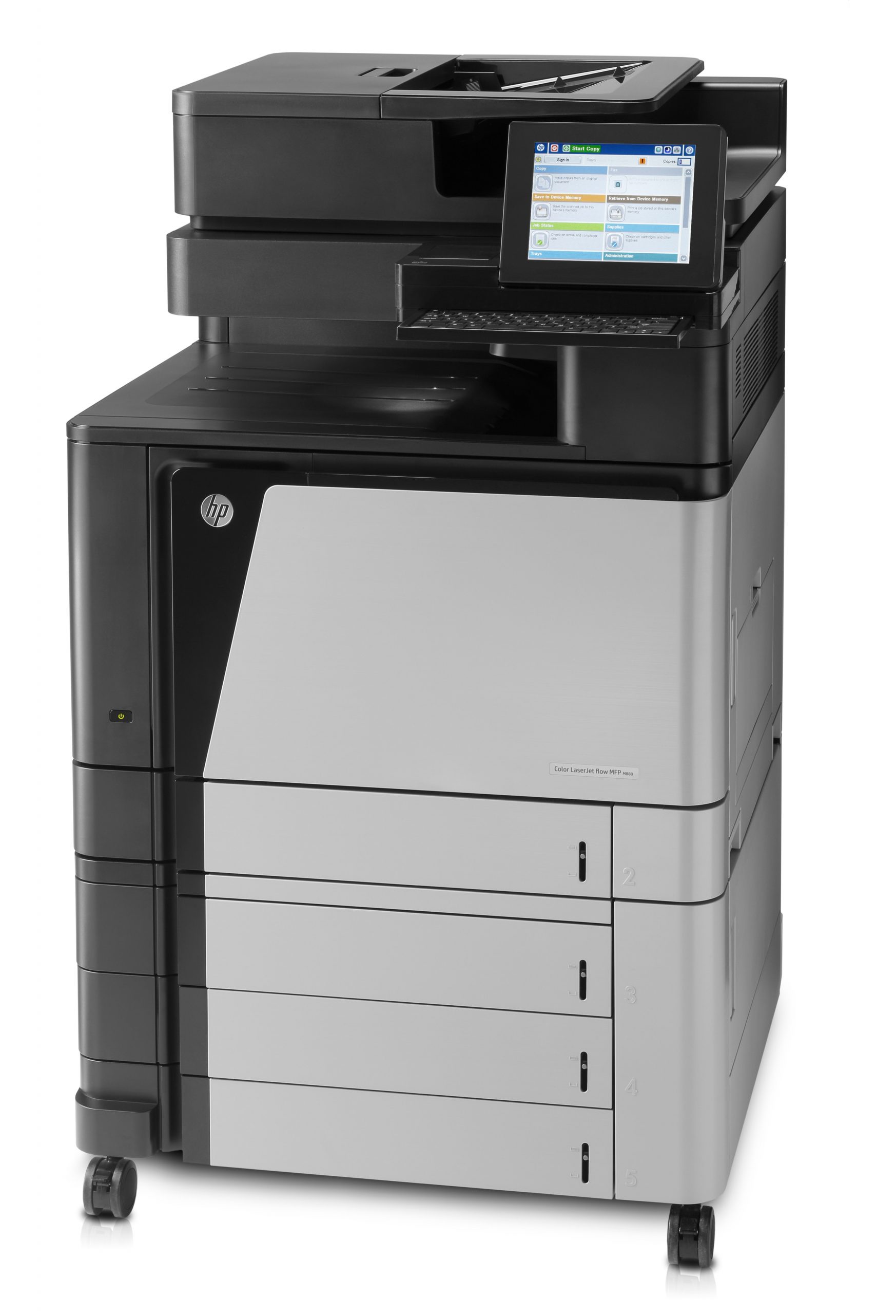 Stampante multifunzione laser HP su ruote, touch screen, offerta ricondizionati Messoanuovo.it
