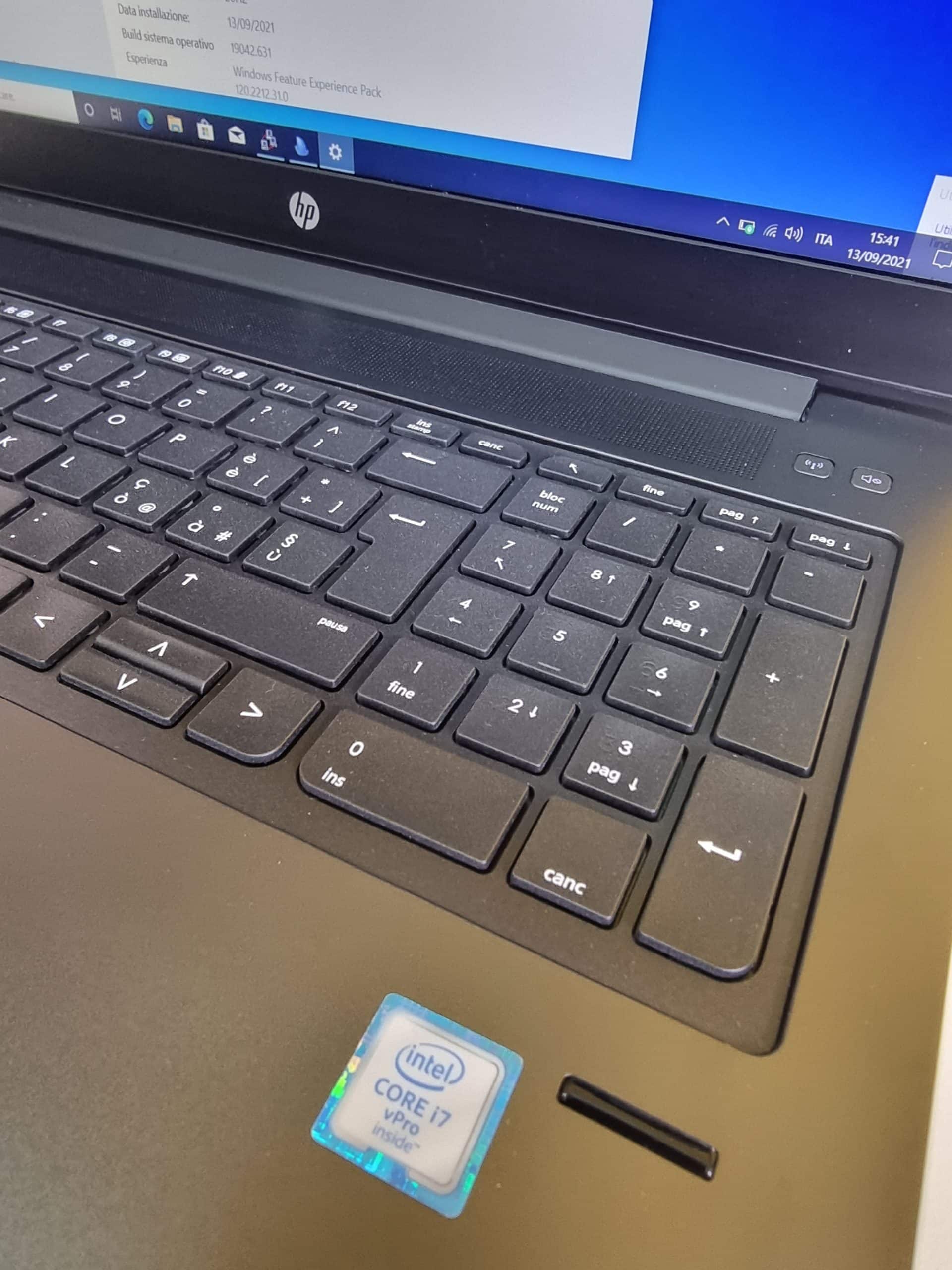 HP ZBook 15 G3 Notebook-WorkStation | 15" Zoll FullHD | Intel Core i7-6820hq 2,7 GHz | 32 GB RAM | 512 GB SSD | Nvidia Quadro M1000 | Italienische Tastatur mit Hintergrundbeleuchtung | Windows 10 Pro