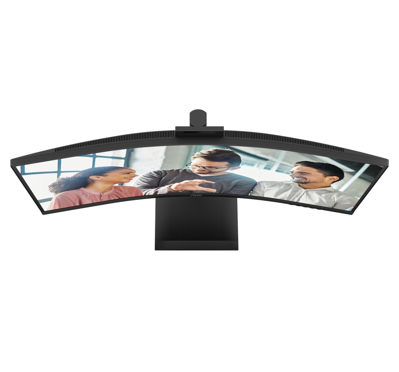 AOC 34 Curved 1500R 21:9 3440x1440 120Hz webcam