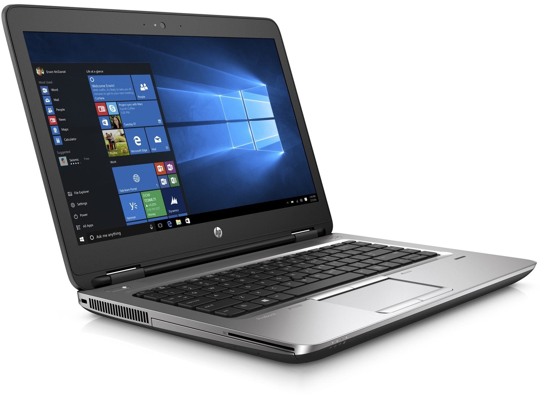 HP ProBook 645 G2 14″ HD Notebook | AMD A6-8500B 1.6Ghz | SSD 256Gb | Ram 8Gb | Webcam Keyboard ITA | Windows 10 Pro Grade B