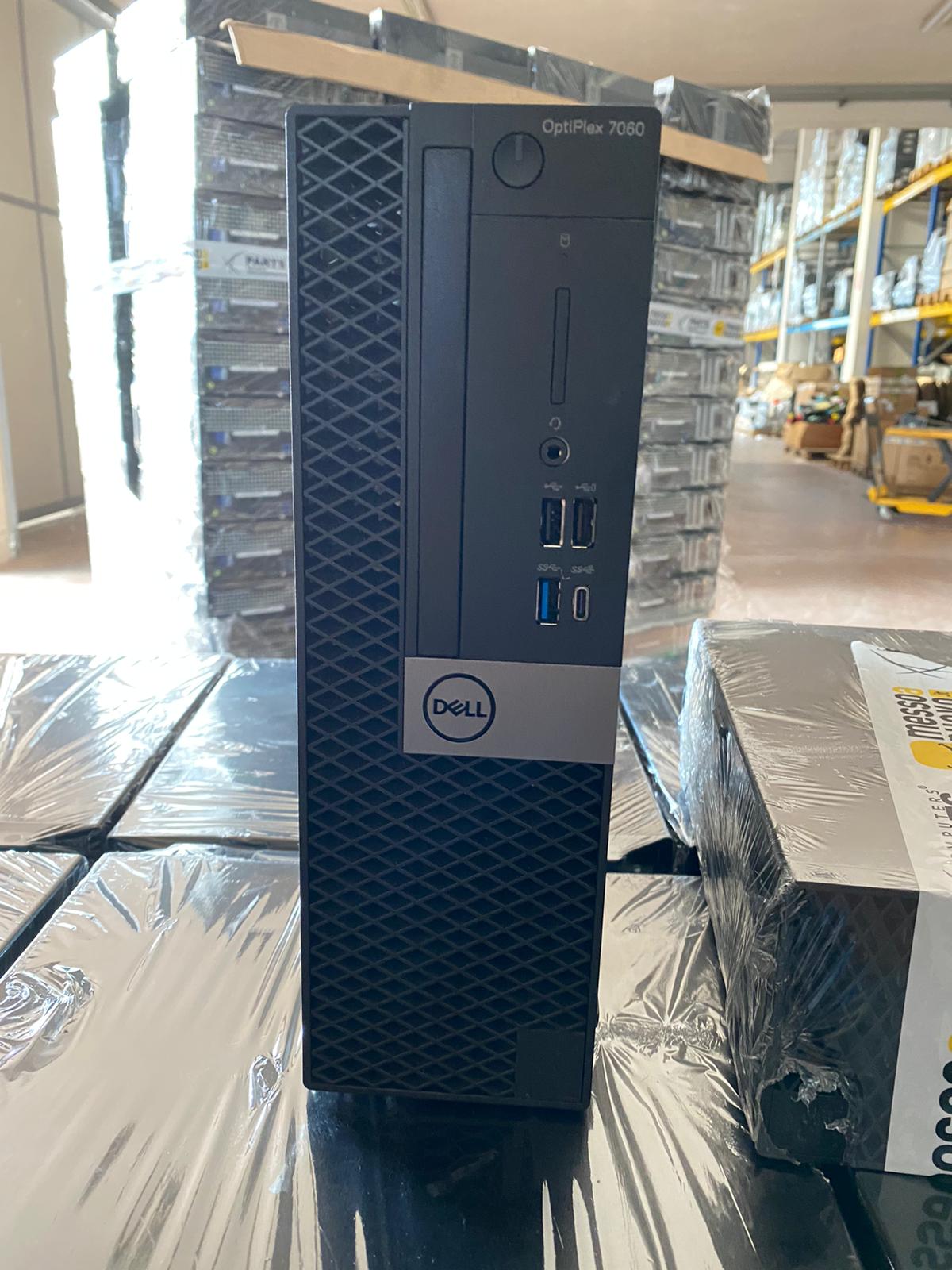 Bundle DELL OptiPlex 7060 Desktop SFF | Intel Core Intel Core i7-8700T 2.4Ghz | Ram 16Gb | SSD 512Gb | Monitor AOC I2475PXQU LED IPS 23.8″ 1920×1080 Pixel Full HD | Kit Mouse e Tastiera con filo