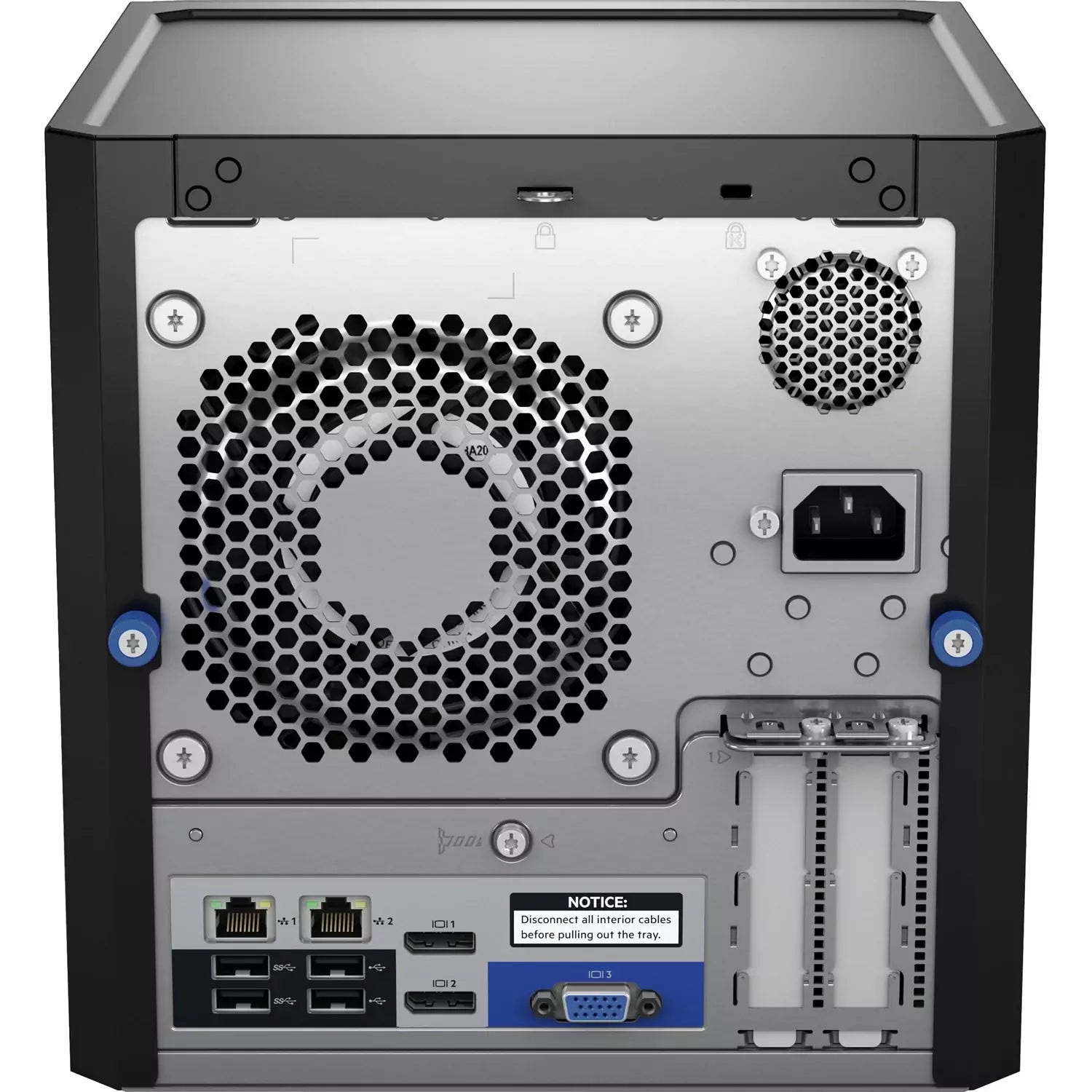 HPE ProLiant Microserver Gen10 | AMD Opteron X3216 1.6Ghz | Ram 8Gb | Raid Controller 4 Bay + ODD | 2 Gigabit | Display Port VGA Perfetto per self hosting