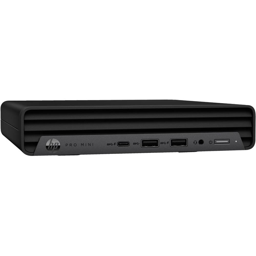 HP Pro Mini desktop computer front view with USB and audio ports, pc ricondizionati Messoanuovo.it