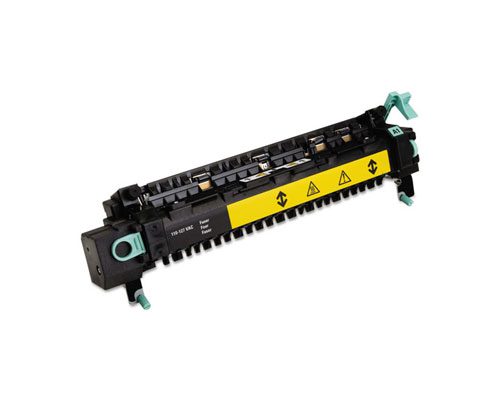 Unità fusore stampante OEM X945, componente nero con dettagli verdi e avviso giallo, ricambi stampanti laser Messoanuovo.it