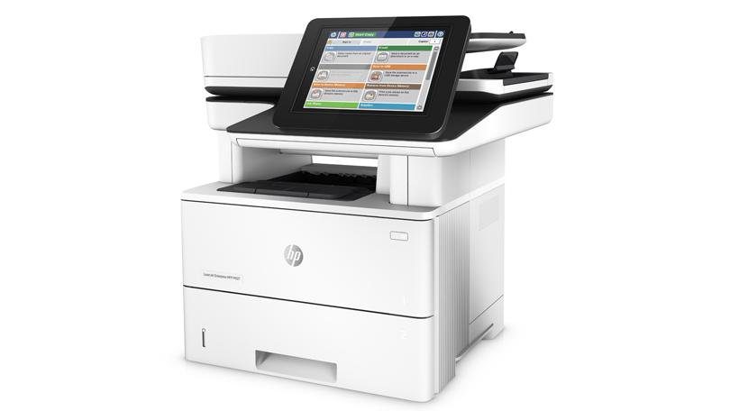 Stampante multifunzione HP LaserJet Enterprise MFP M527dn bianca con schermo touchscreen, Messoanuovo.it
