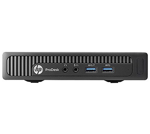 Mini PC desktop HP ProDesk ricondizionato, frontale nero con porte USB e audio, Messoanuovo.it
