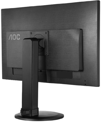 Monitor AOC nero visto da dietro, ideale per PC gaming e workstation su Messoanuovo.it