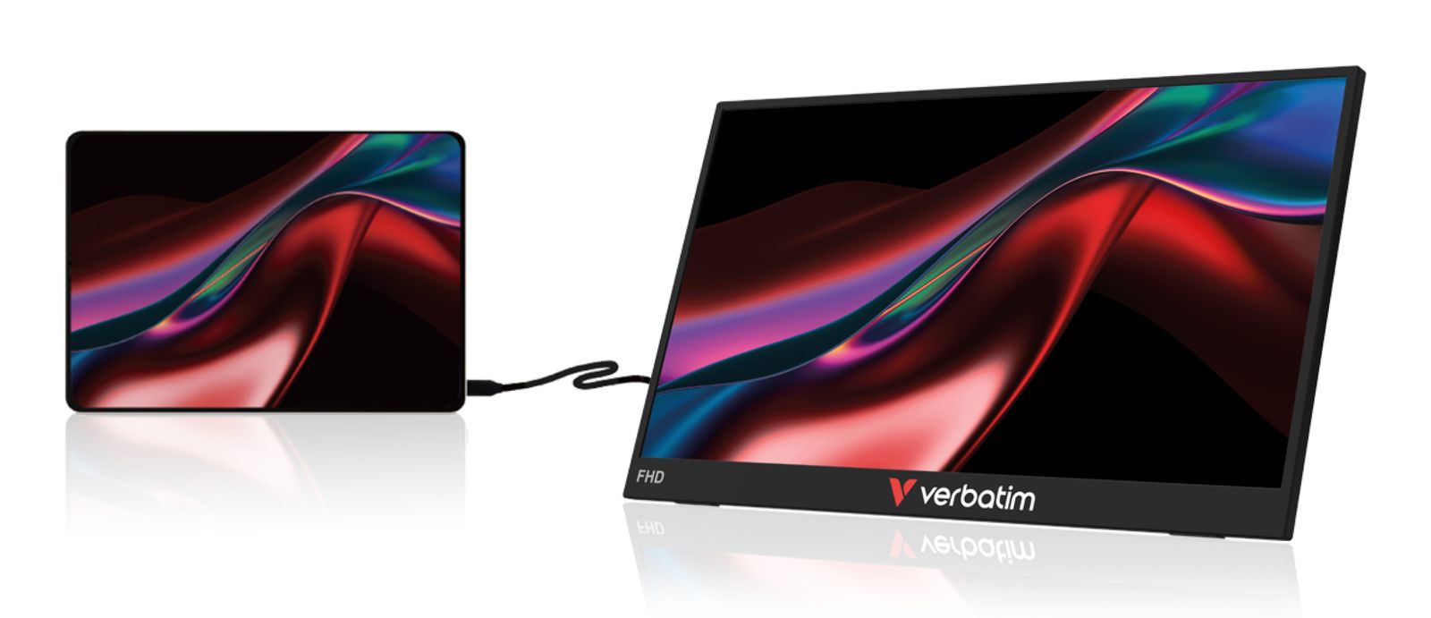Verbatim PORTABLE 15.6 FHD MONITOR LIGHT