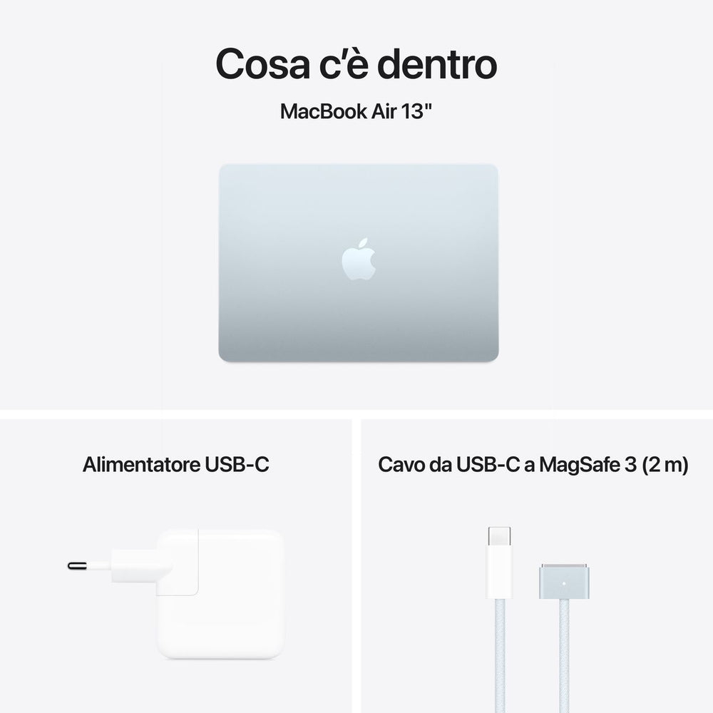 APPLE 13 MACBOOK AIR M4 16GB, 256GB SSD - SKY BLUE **