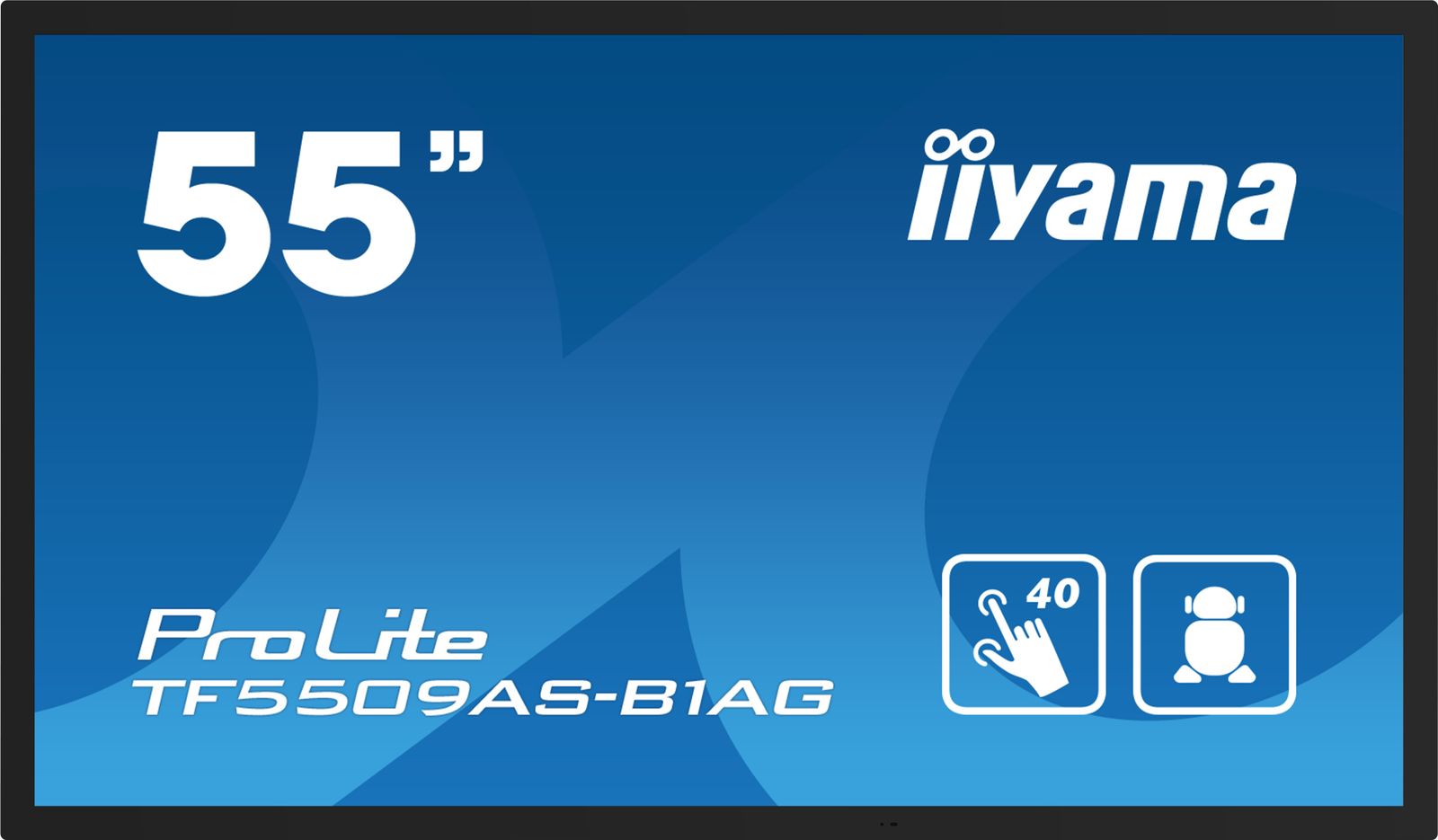 IIYAMA 55 Bonded PCAP Anti-glare Bezel Free 40-Points