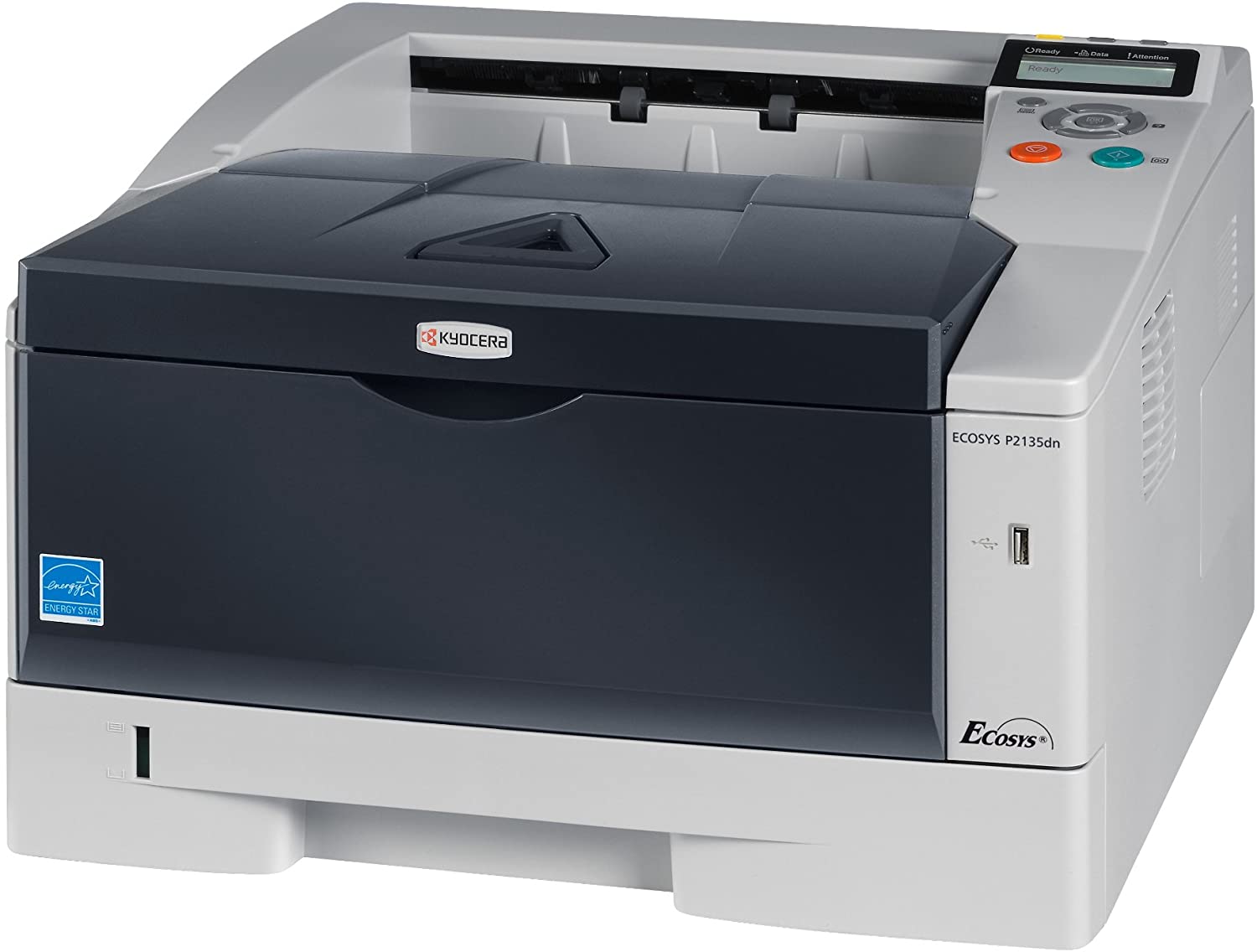 Stampante laser Kyocera ECOSYS P2135dn grigia, ideale per ufficio, pc e multifunzione