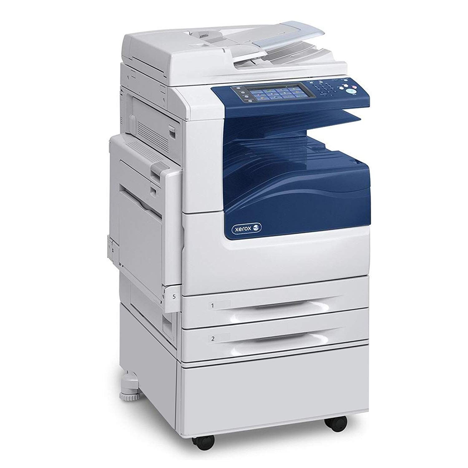 Stampante multifunzione laser Xerox professionale bianca e blu su messoanuovo.it