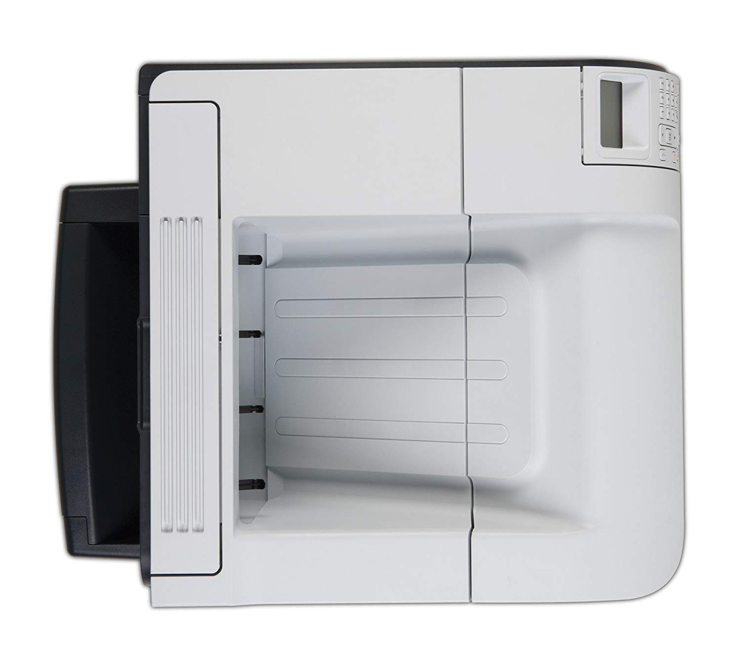 Stampante laser multifunzione bianca vista dall'alto, disponibile su Messoanuovo.it