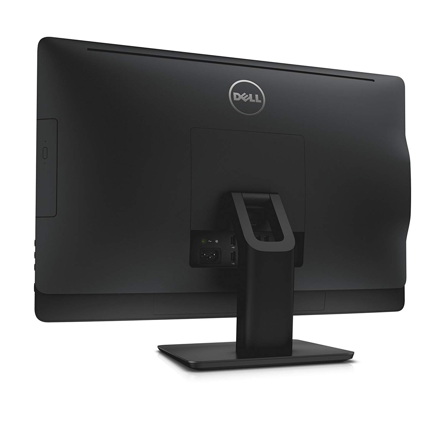 Retro di un monitor Dell nero su supporto, PC ricondizionati Messoanuovo.it