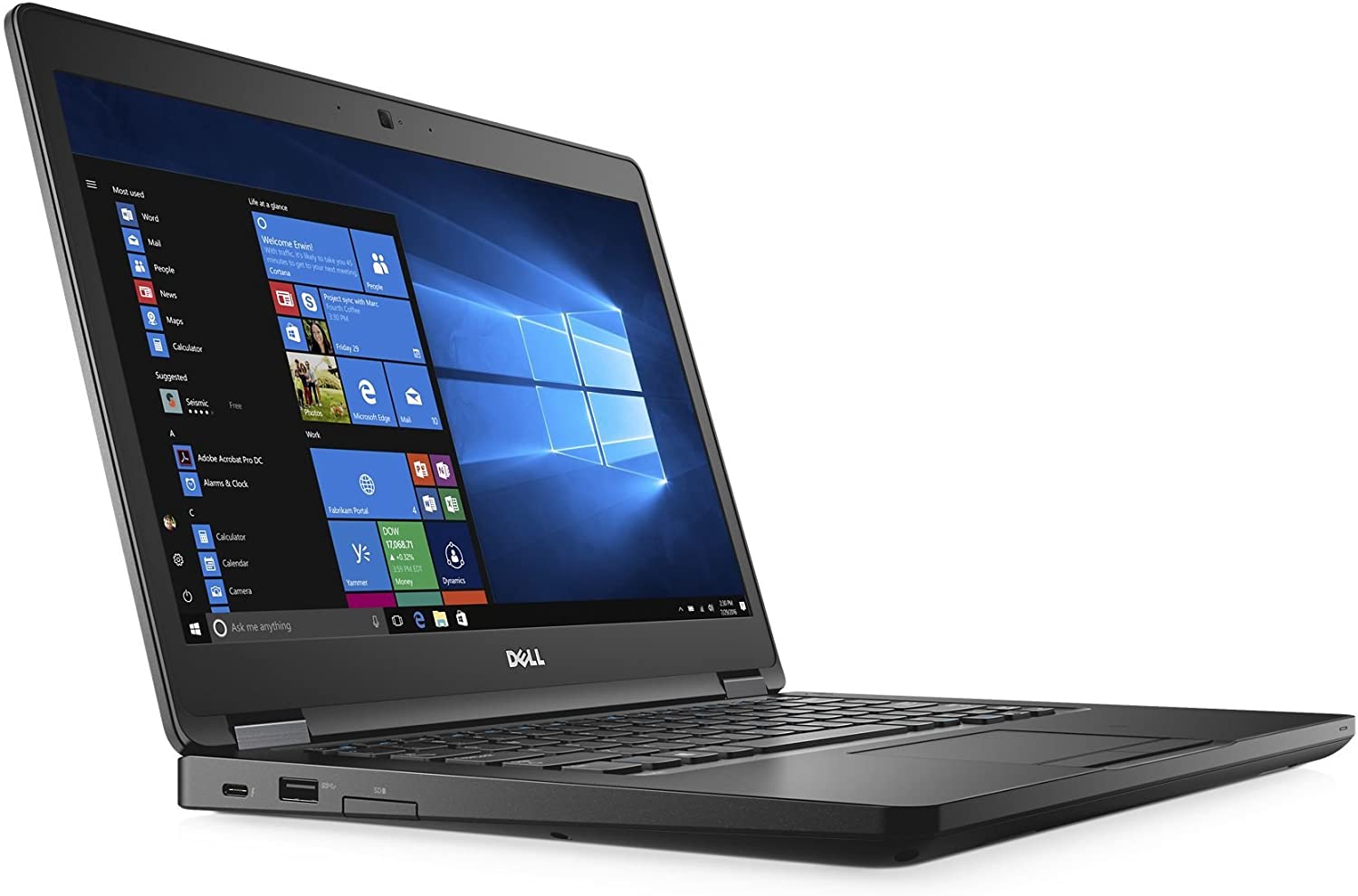 Dell Latitude 5480 Notebook 14"HD | Intel Core i5-6300U 2,4 GHz | 8 GB RAM | SSD 256 GB | ITA Windows 10 Pro-Tastatur