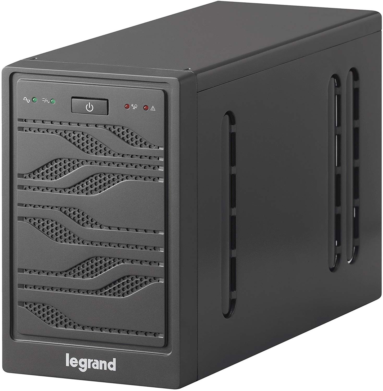 Gruppo di continuità UPS Legrand nero per PC gaming e workstation, vista frontale, Messoanuovo.it
