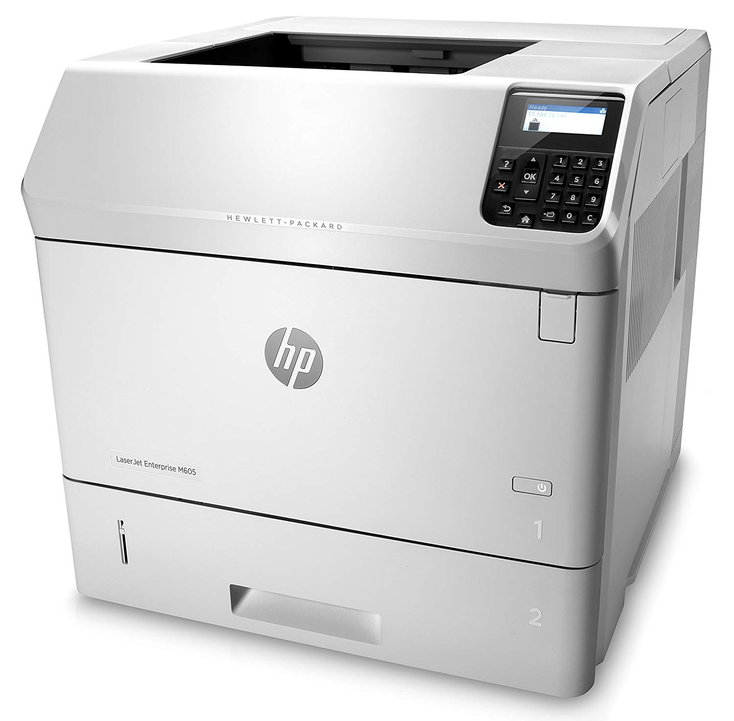 Stampante laser HP LaserJet Enterprise M605 bianca su Messoanuovo.it, multifunzione professionale
