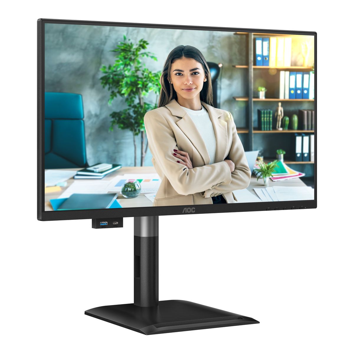 AOC 24 16:9 IPS 1920X1080 120HZ MULTIMED VGA HDMI DP