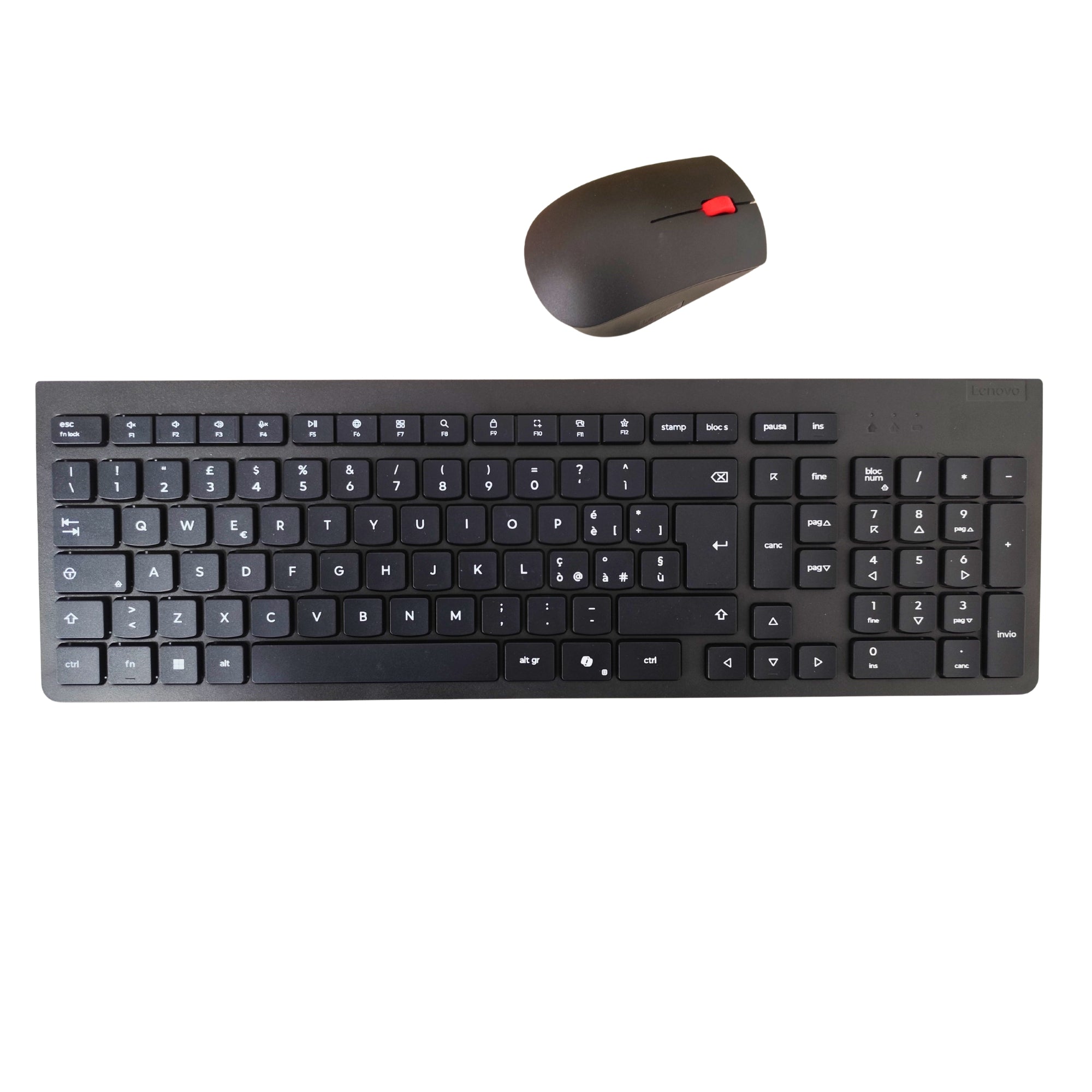 Lenovo Gen2 Kabelloses italienisches Tastatur- und Maus-Kit 