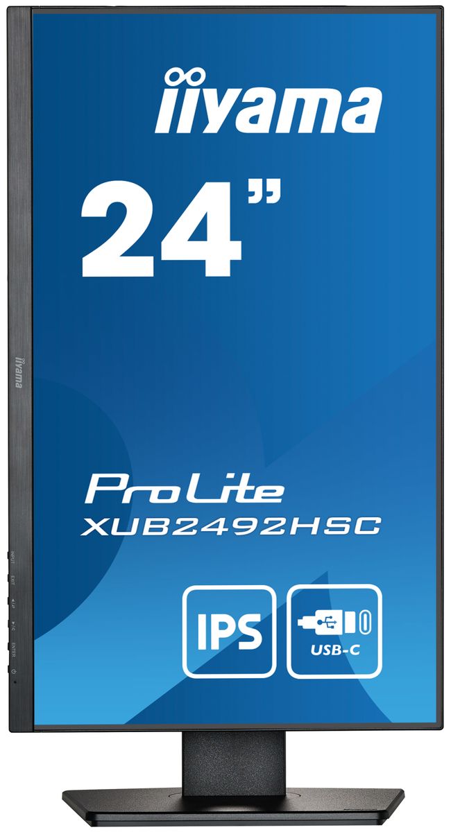 IIYAMA 24 ETE IPS-panel, 1920x1080 USB-C (65W PD)