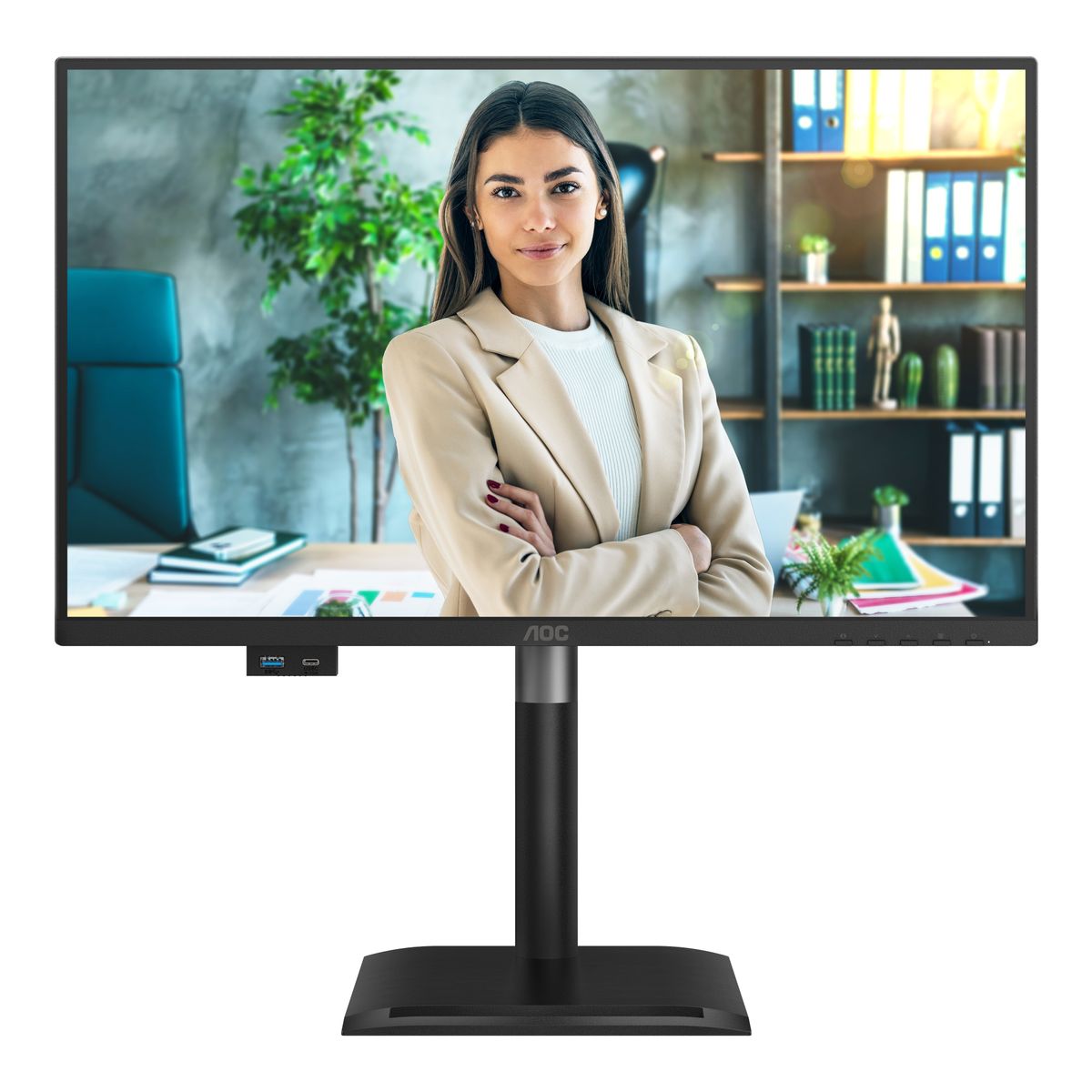 AOC 24 16:9 IPS 1920X1080 120HZ MULTIMED VGA HDMI DP
