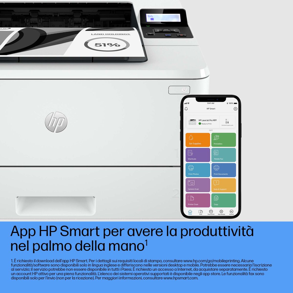 HP LJ PRO 4002DW 40PPM ETH WIFI USB F/R 1YW